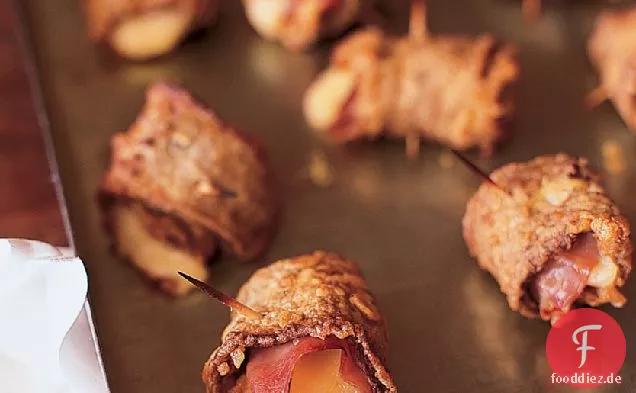 Auberginen-Mozzarella-Roll-Ups