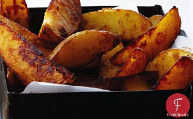 Balsamico Gebratene Kartoffel Keile