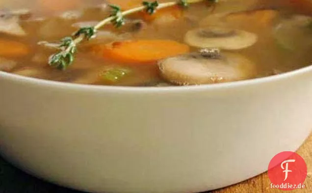 Gerste-Pilzsuppe