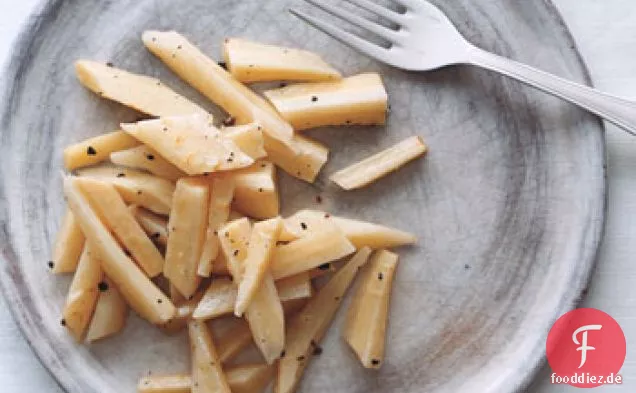 Pastinaken mit Schwarzen Trüffel Butter