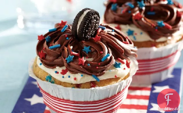 Kekse und Sahne Cupcakes