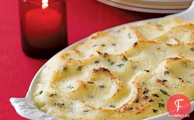 Knoblauch püriert-Kartoffelgratin