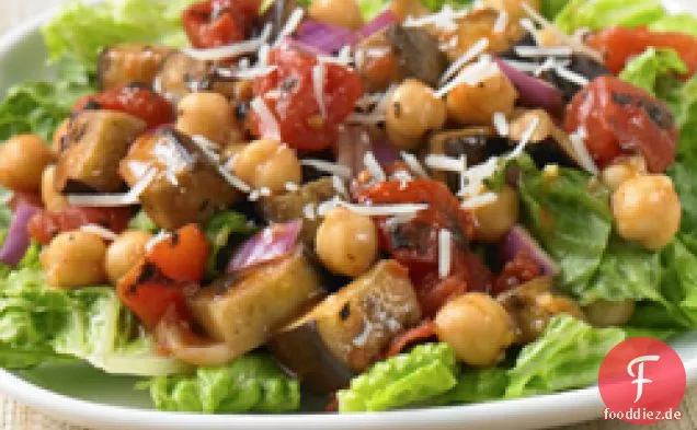Gebratener Auberginensalat