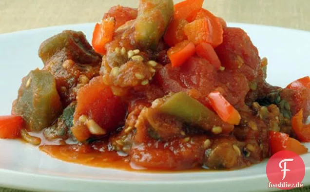 Auberginen-Tomaten-Tajine