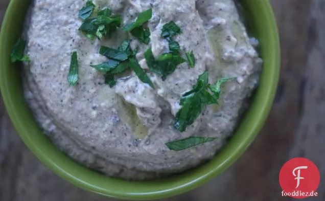 Gegrillte Auberginen Baba Ganoush