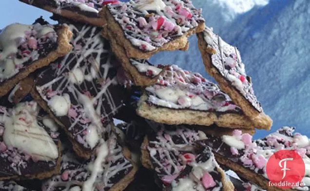 Schokolade Pfefferminz Rinde Cookies