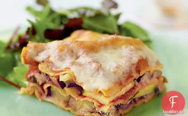 Zucchini-Auberginen-Lasagne