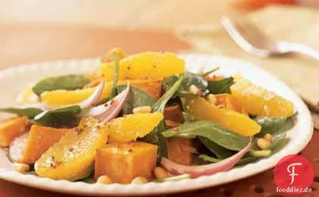 Gerösteter Süßkartoffel-Orangen-Salat