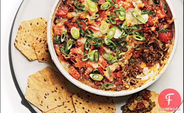 Gebackene Schwarze Bohnen mit Chorizo
