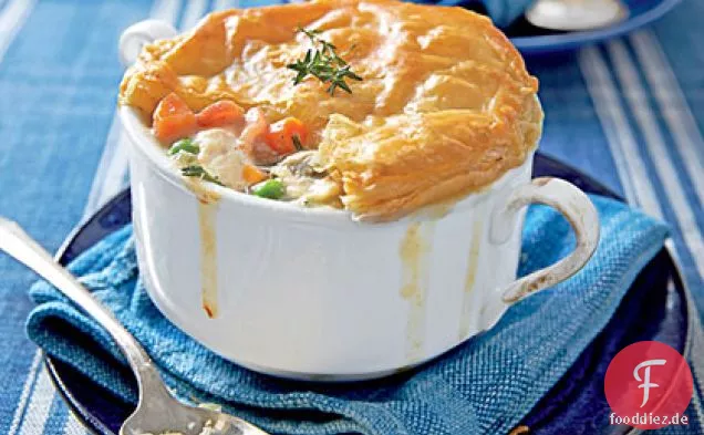 Geladene Hühnchen-Speck-Topf-Torte