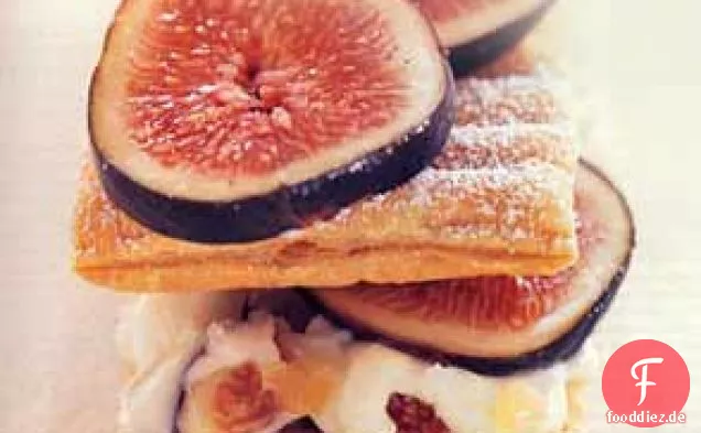 Feige und Gingered Mascarpone Napoleons