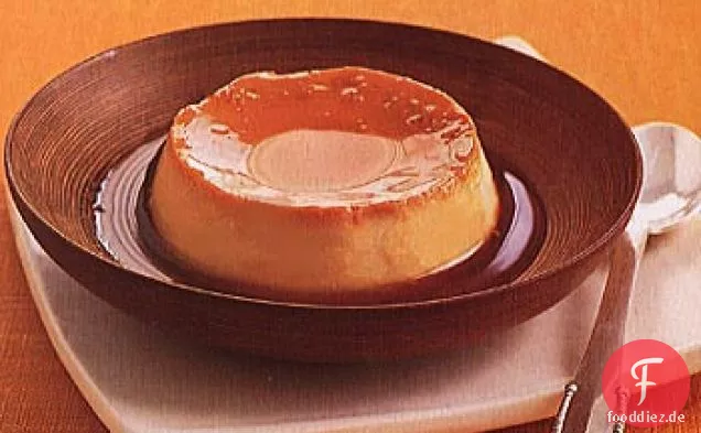 Vanilleschote Flan