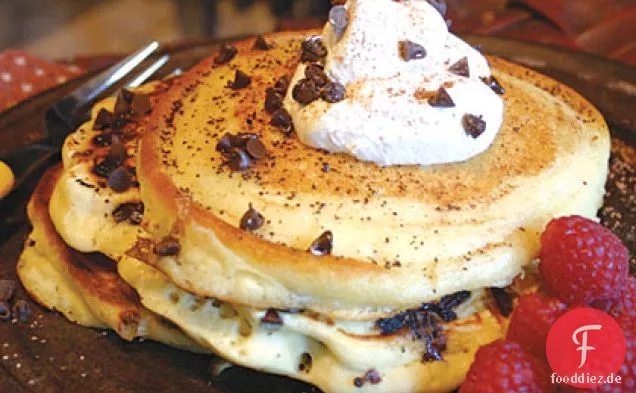 Schokolade-Chip-Pfannkuchen