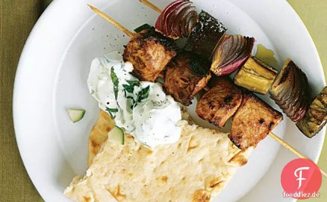 Marokkanische Schweinefleisch Kebabs