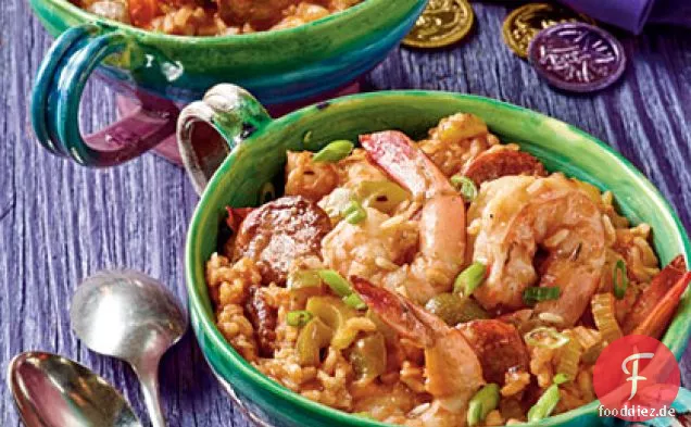 Garnelen-Wurst-Jambalaya