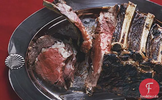 Prime Rib Braten mit Rotweinsauce