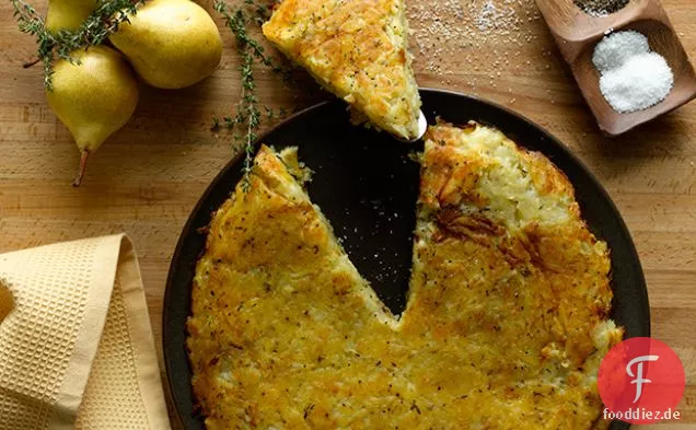 Kräuterquark Rösti Kartoffel-Kuchen