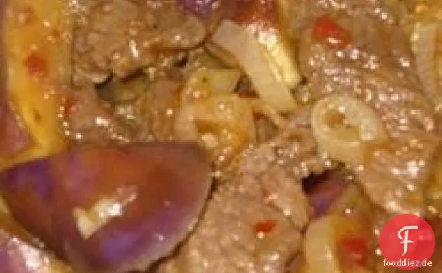 Szechuan Würzige Aubergine