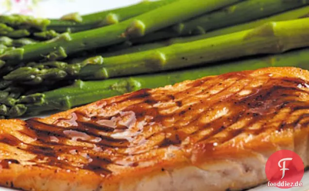 Lachs mit Balsamico-Sauce