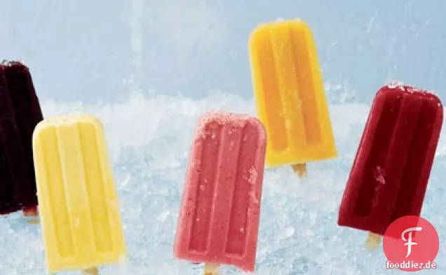 Himbeer-Orange Frucht Pops