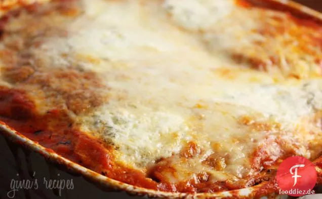Leichter Auberginen Parmesan