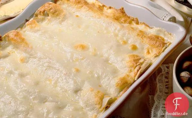 Cremige Hähnchen Enchiladas
