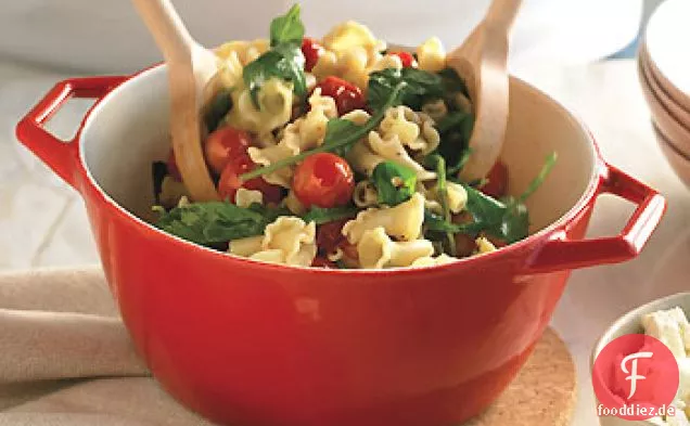 Campanelle mit Tomaten und Feta