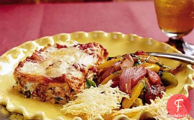 Käsige Spinat-Lasagne