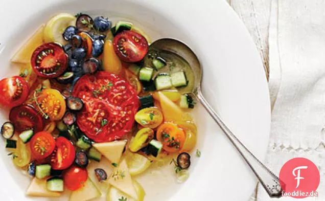 Sommer Tomaten Wasser Suppe