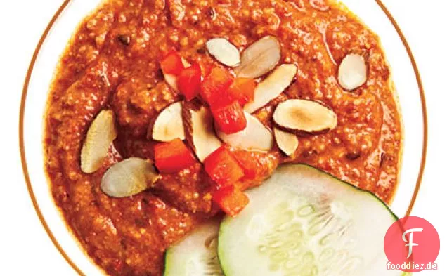Gerösteter roter Pfeffer Dip