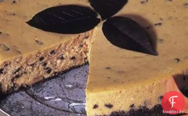 Chocolate Chip Kürbis Käsekuchen
