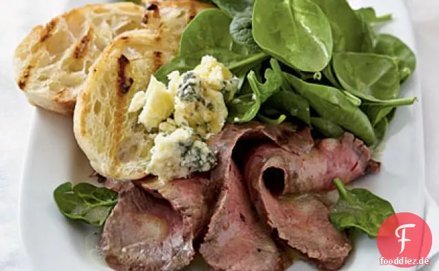 Rosmarin-Dijon gegrillter Steaksalat