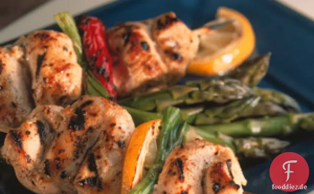 Gegrilltes Zitronenhähnchen