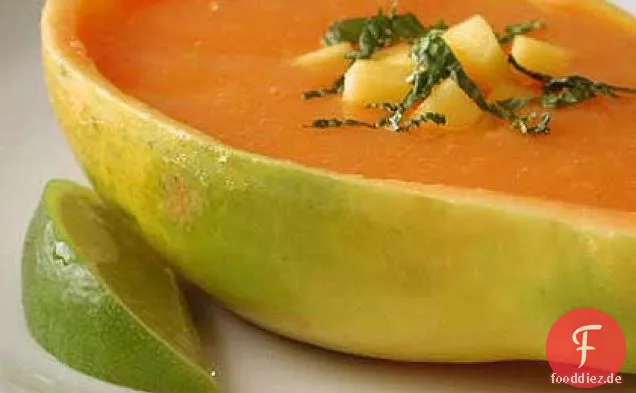 Papaya-Limetten-Suppe