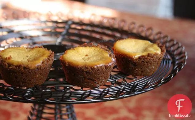Kürbis-Käsekuchen Mit Gingersnap Kruste