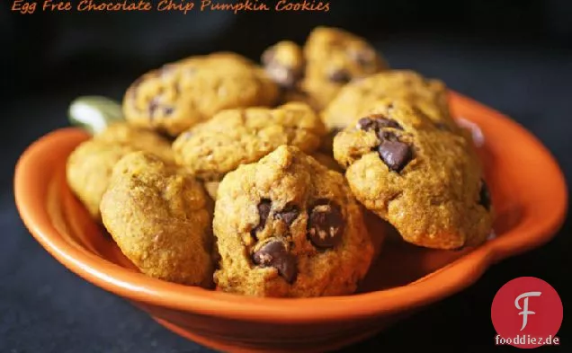Ei Frei Schokolade Chip Kürbis Cookies