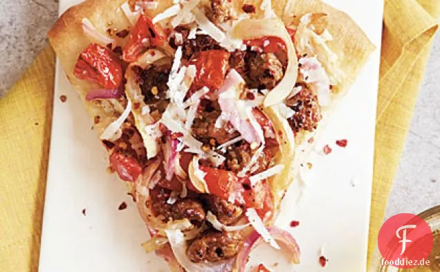 Wurst Pizza (Pizza Salsiccia alla)