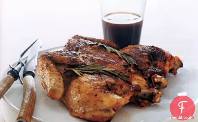 Huhn mit schwarzer Pfeffer-Ahorn-Sauce