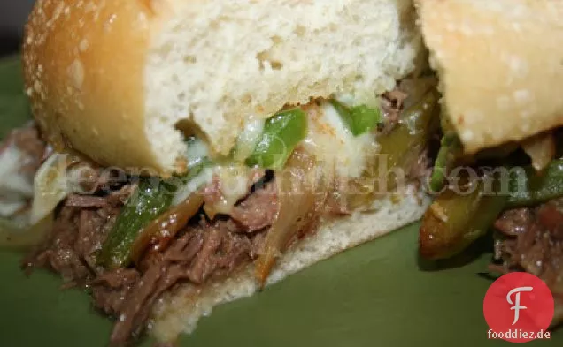 Würziges Crockpot italienisches Rindfleisch