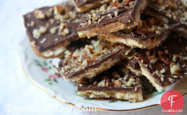 Saltine Cracker Süßigkeiten