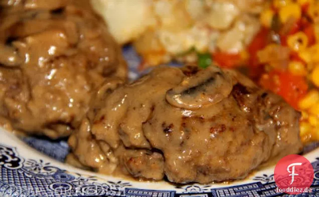 Salisbury Steak mit Pilzsauce