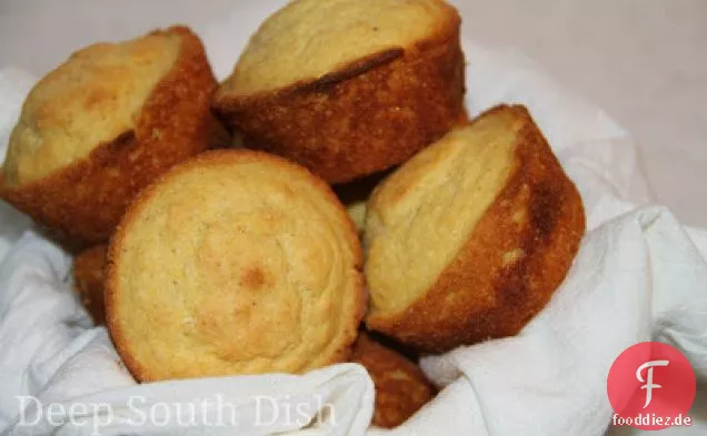 Grundlegende Buttermilch-Mais-Muffins