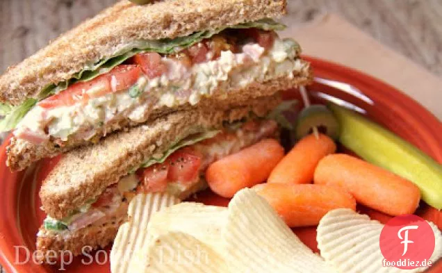 Südlicher Schinken-Ei-Salat