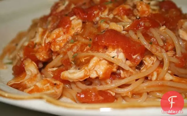 Oma Macs hausgemachte Hühnchen Spaghetti