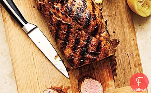 Pan-Gegrilltes Ingwer-Honig-Schweinefilet