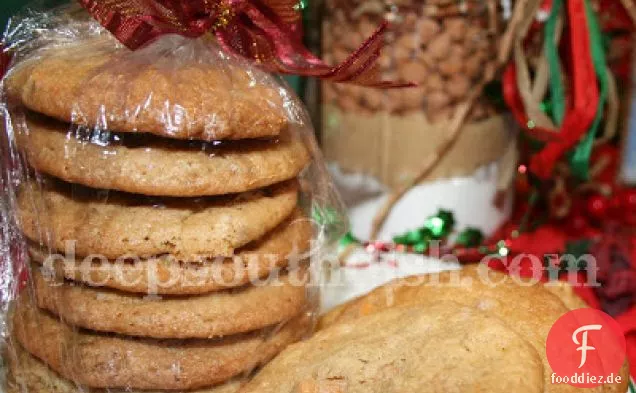 Butterscotch Pecan Cookie Mix in einem Glas