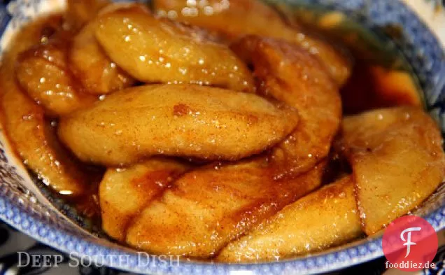 Südliche Pfanne Gebratene Äpfel