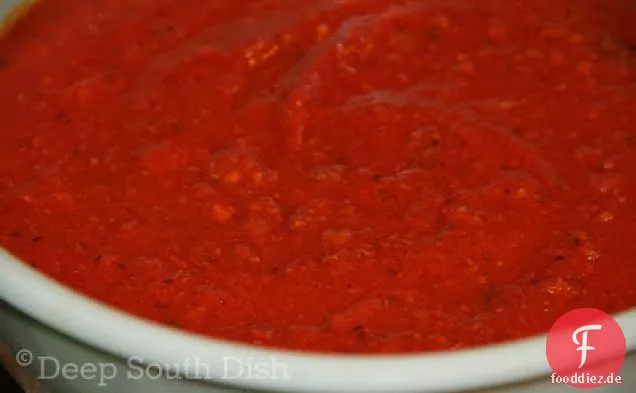 Hausgemachte Frische Tomaten Spaghetti Fleischsauce