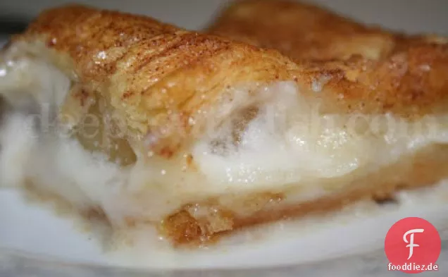 Apfel- und Frischkäse-Dessert