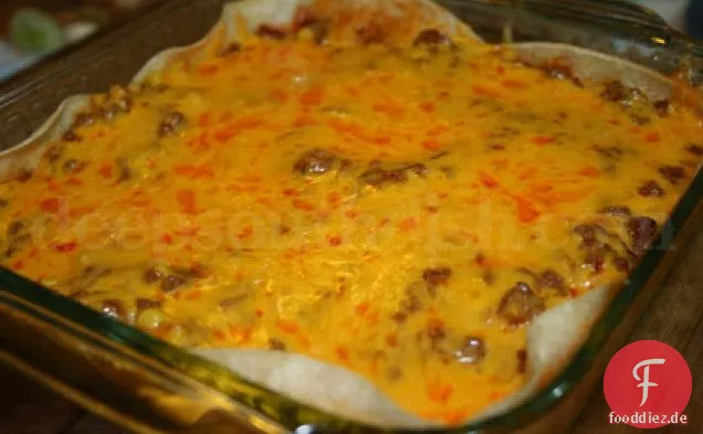 Rindfleisch-Enchilada-Auflauf